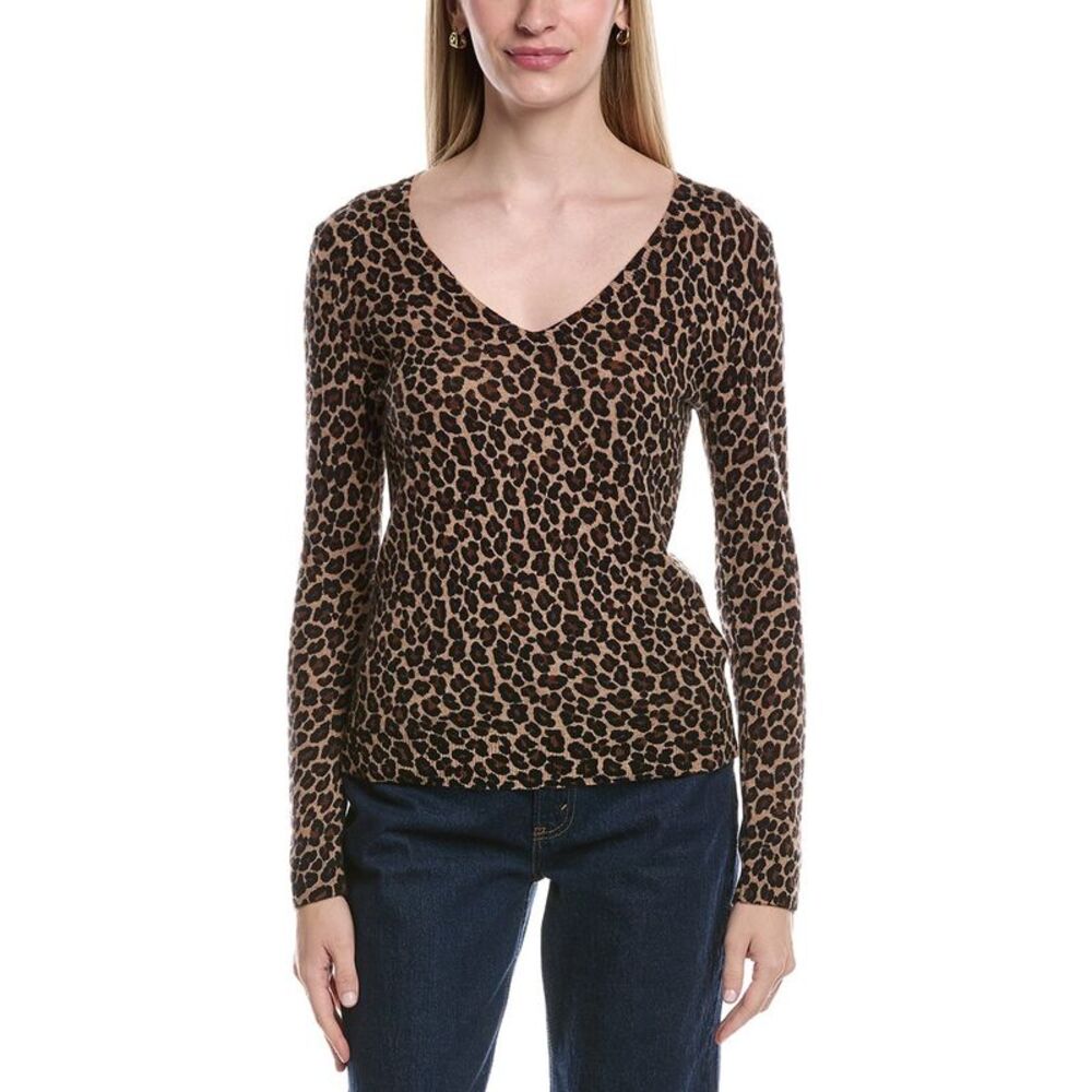 Maison Heritage Womens  Leonida Cashmere Sweater, Brown